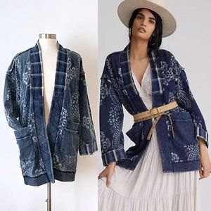 Pilcro Quilted Kimono Jacket